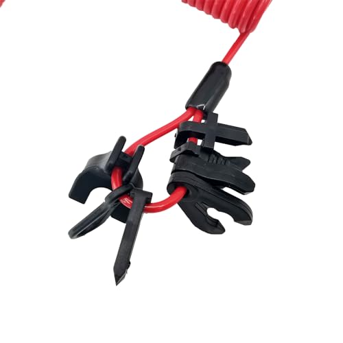 ISURE MARINE Universal Boat Kill Switch Key Lanyard Set for Mercury, Yamaha, Honda, Suzuki