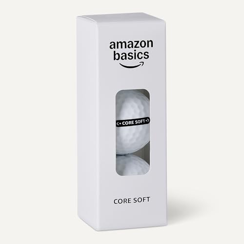 Soft Golf Balls - 24-Pack White with Enhanced Control & Alignment Aid