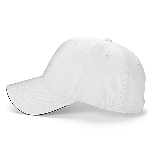 Custom White Hats for Men and Women - One Size
