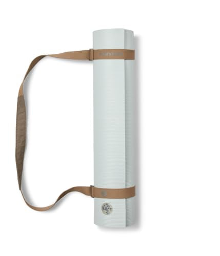 Eco-Friendly Yoga Mat Carrier - Black Cotton, Hands-Free - Lion's Mane