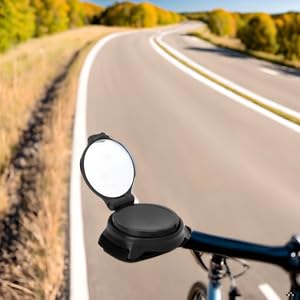 Bike Rear View Mirror - Wrist Mirror, Cycling Safety Wrist Mirror, 360 Degree Adjustable Bike Rear View Mirror Wide Angle Cycling Bicycle Bike Rear View Mirror, for Enhanced Visibility on Bikes