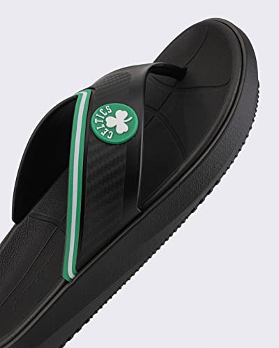 NBA Men's Block Thong Sandals - Official Team Logo Flip Flops