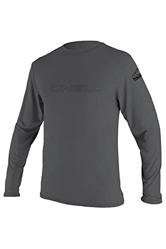 Men’s Long Sleeve UPF 50+ Sun Shirt - Large / Smoke