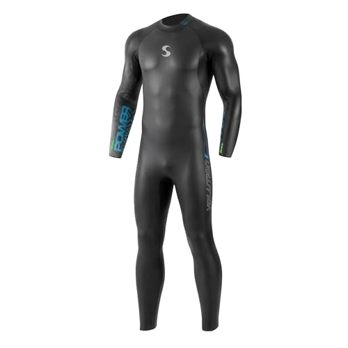 Men's 3/2mm Full Sleeve Triathlon Wetsuit for Open Water