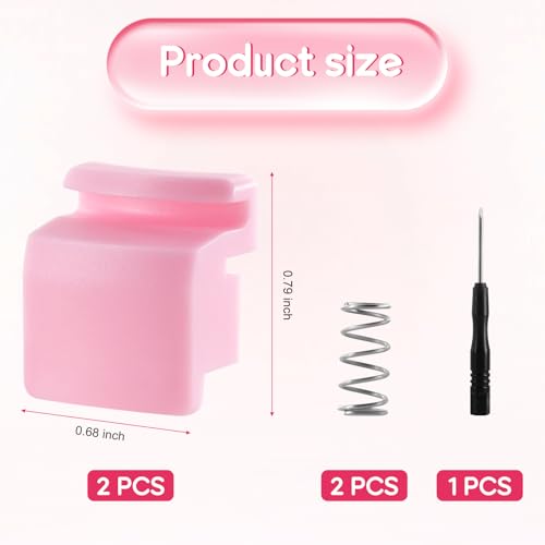 Replacement Lid Buttons for Owala FreeSip Sway 30oz 40oz - Pink (2pcs)