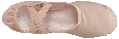 Ballet Dance Shoes - Women's Stretch Canvas Split Sole - Theatrical Pink