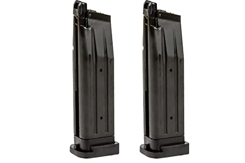 Hi-Capa Green Gas Airsoft Magazine - 28 Round Capacity, 2 Pack