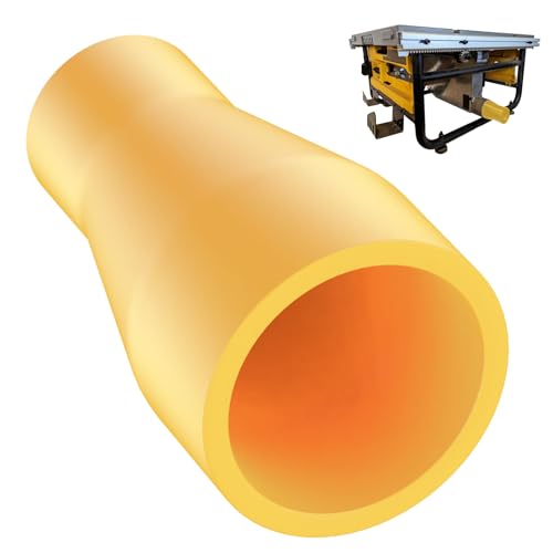 Table Saw Vacuum Adapter Connecting 2 1/2" Table Saw Outlet Connected to 1 7/8" Shop Vac Hose for Dewalt DWE7491RS DWE7491 Table Saw Dust Collector - Yellow