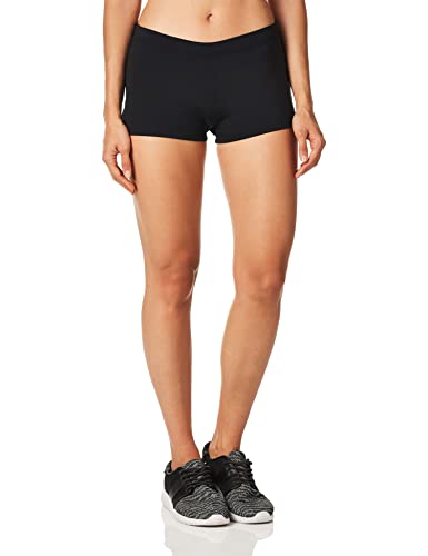 Women's Low Rise Boy Cut Dance Shorts - Black