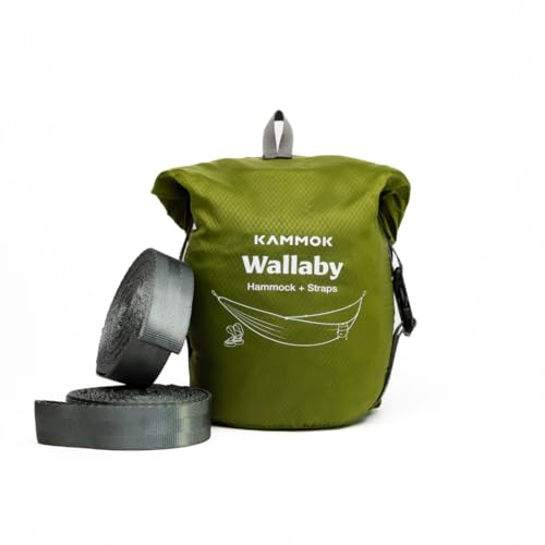 Kammok Wallaby Lightweight Camping Hammock with Straps & Carabiners