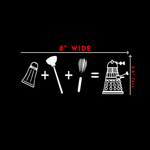 Dalek Evolution Sticker Decal - 8" x 2" for Notebook & Laptop