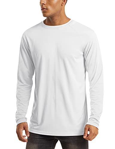 Men's Long Sleeve Athletic Shirt with UPF 50+ Sun Protection