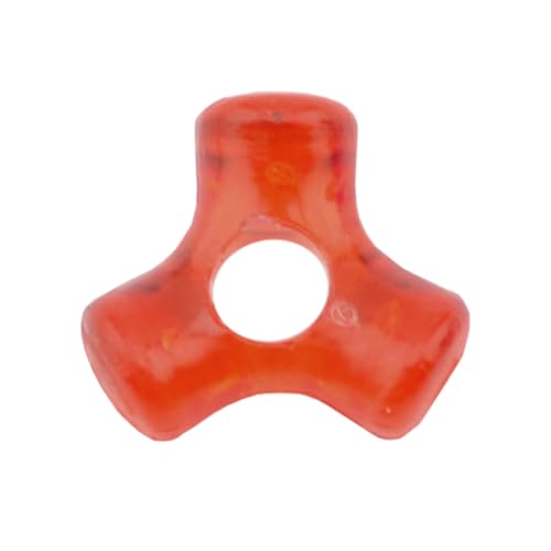 9.5mm Acrylic Fishing Beads - Red, 50 pc for Stiff Rigs & Lures