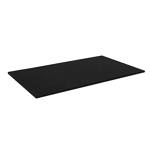 AMZQNART 5mm EVA Foam Sheets Roll 16x59in Black, 2PCS for cosplay armor & props