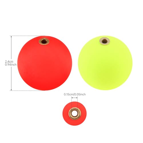 20 Pcs Fishing Slip Bobbers - High Sensitivity Foam Floats