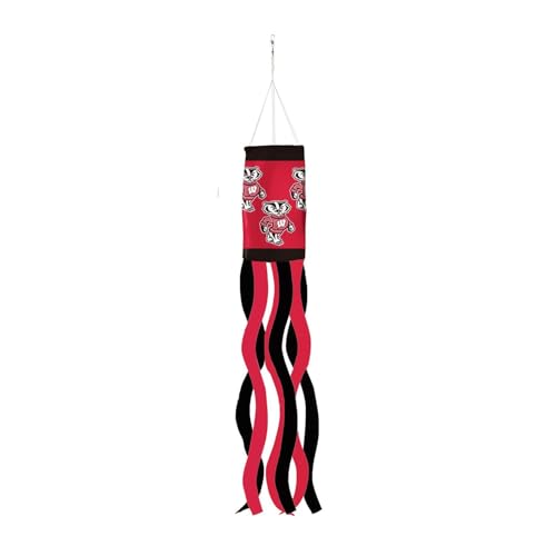 University of Wisconsin Windsock - 40 Inch Durable Outdoor Decor