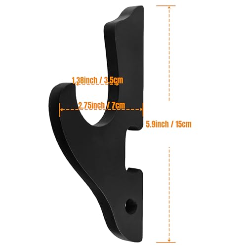2/Set Sword Hook Wall Mount Samurai Hanger Display Holder Adjustable