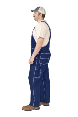 Liberty Big Smith Men's Rigid Denim Bib Overalls 44W x 30L