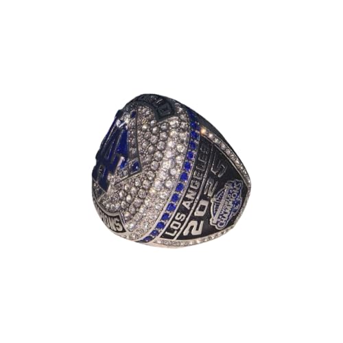 Baseball Championship Ring Replica - Silver Plated Display - 5#Freeman