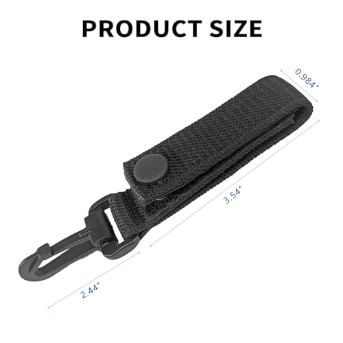 Tactical Molle Belt Key Clip Holder - 2 Pcs Duty Gear