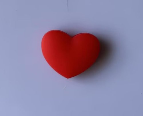 Jinshining Red Heart Shape The Heart Shape Tennis Racket Vibration Dampener Soft Silicon Racket Dampener Cartoon Shape Tennis Racquet Shock Absorbers Tennis Racket for Racquetball