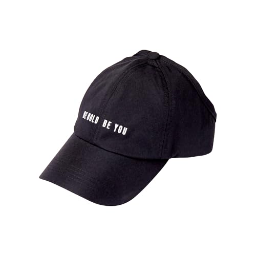 Satin-Lined Backless Baseball Cap - Stylish Ponytail Hat
