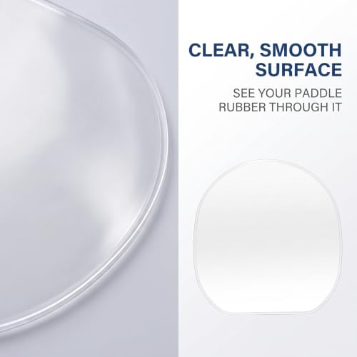 Table Tennis Racket Protective Film - 4 Transparent Adhesive Covers