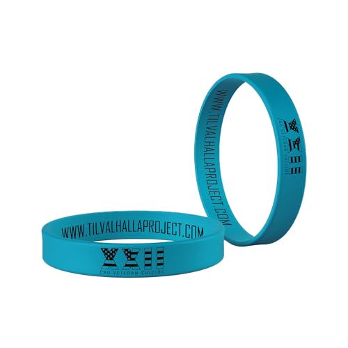 Veteran Suicide Awareness Silicone Bracelet - American Flag Design