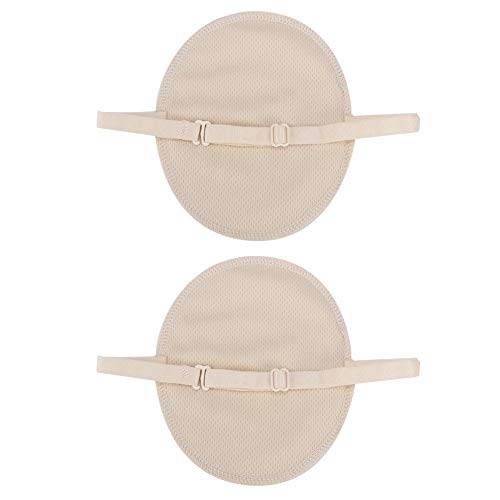 Reusable Underarm Sweat Pads with Adjustable Straps - Cotton Absorbent Guards