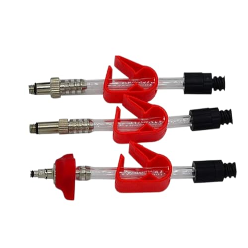KACHAA Avid/SRAM Brake Bleed Kit with DOT 5.1 Fluid – 60 ml, Adapters Included