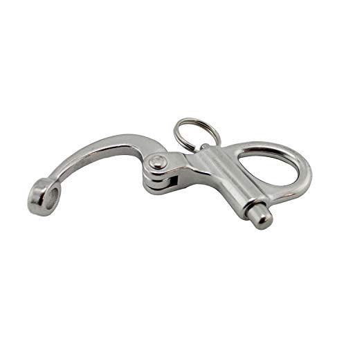 1-3/8" Fixed Bail Snap Shackle - 316 Stainless Steel