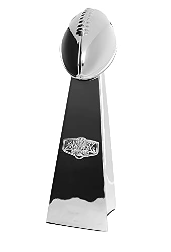 Fantasy Football Trophy - 14 Inch Chrome Replica Award