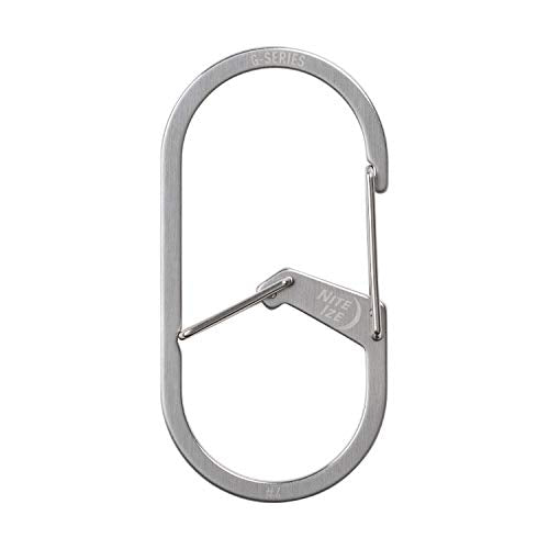G-Series #4 Dual Chamber Carabiner Key Clip - Stainless Steel