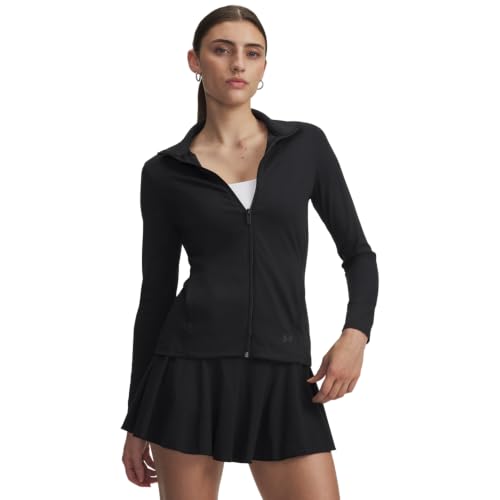 Under Armour Women's Motion Jacket Black/Jet Gray Small - Breathable Active Outerwear