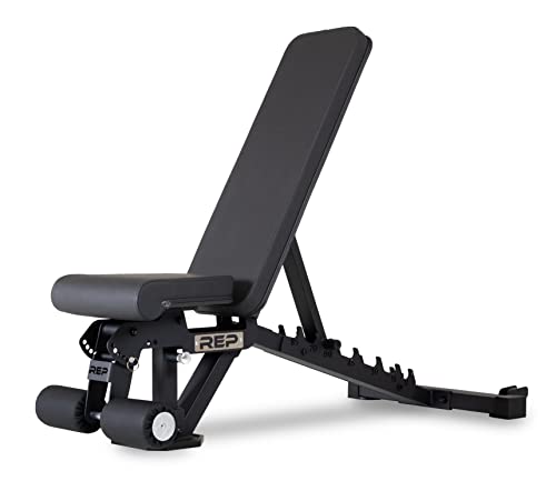 Foldable Weight Bench - Adjustable Incline Decline - Metallic Black