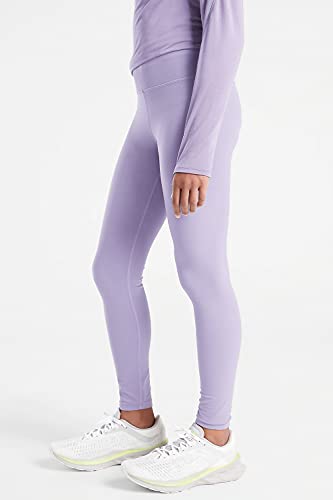 Girls High Rise Active Leggings for Gym & Yoga - 9-10 Years / Purple