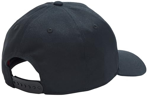 Hugo Men's Big Logo Cotton Baseball Hat - One Size, Black Leather