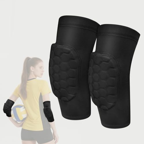 Volleyball Elbow Pads - Breathable Protector for Kids Small - Black