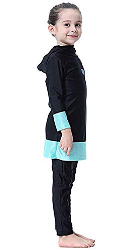 Modest Full Body Islamic Swimwear for Girls with Hijab