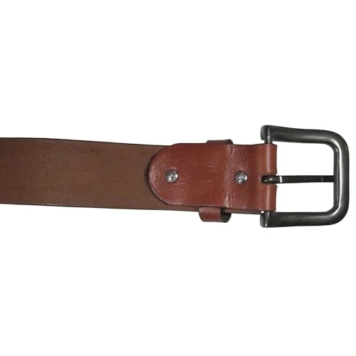 San Francisco 49ers Leather Belt for Men - Adjustable Up to 46 Inches
