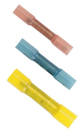 Heat Shrink Butt Connectors - 16-14 AWG, 3-Pack