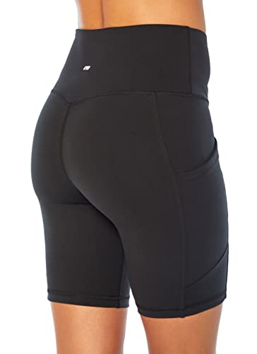 Marika Women's Odessa High Waist Tummy Control Bermuda Shorts Black XL