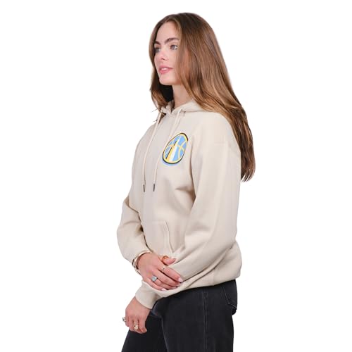 Women's WNBA Chicago Sky Hoodie Sweatshirt - Ultra Game Official Soft Fashion Top - Medium Sand