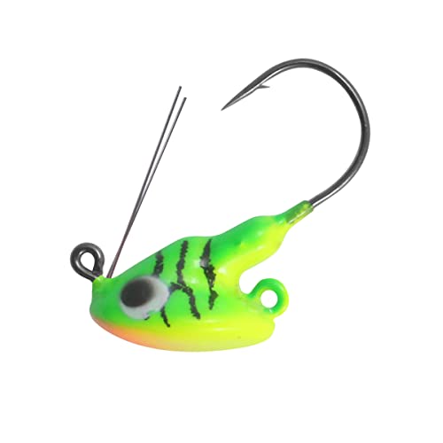 Weedless Stand Up Fireball Jig - Firetiger, 1/4 Oz