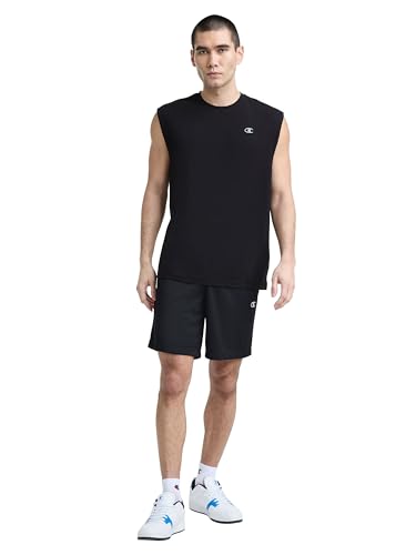 Champion Men's Performance 9" Mesh Shorts XL Black - Athletic Courtwear