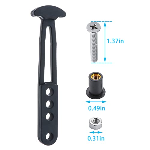 Boat Telescoping Ladder Straps - 2 Pcs with 4 Adjustable Holes