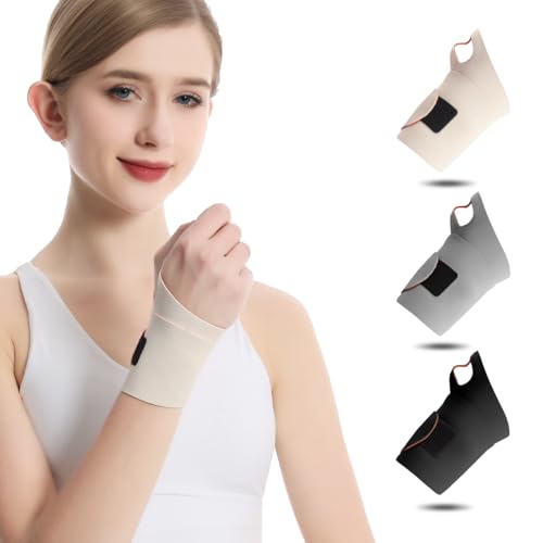 Wrist Brace for Carpal Tunnel Relief - Ultra Thin Elastic - Black