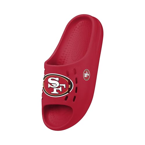 Men's NFL Team Logo Chunky Slide Sandals - Casual Comfortable Footwear