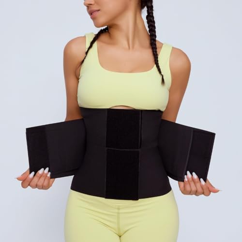 Women's Tummy Control Waist Trainer - Medium Black