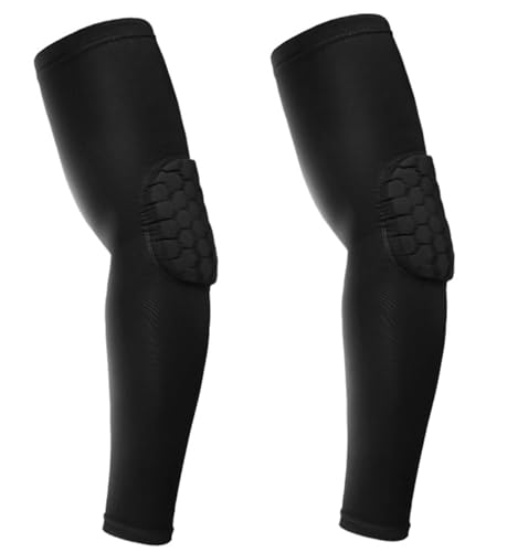 Elbow Compression Sleeve - Padded Arm Sleeve for Sports - X-Small, Black